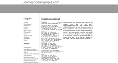 Desktop Screenshot of journeyhomeolympia.com